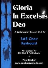 Gloria In Excelsis Deo SAB Vocal Score cover